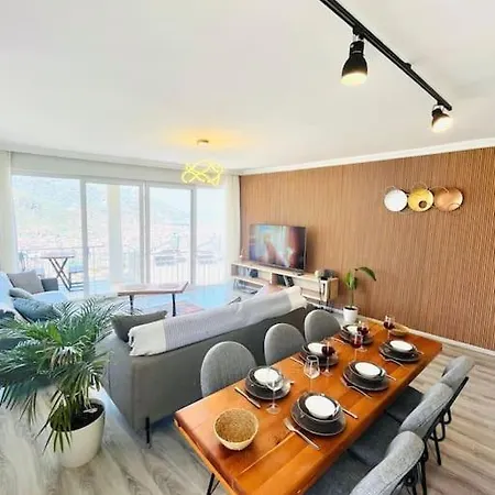 Appartement Luna House - Manzara, Jakuzi, 4 Yatak Odasi *